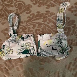 Cute Flower design swimming suit top